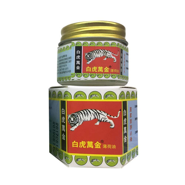 1pc Traditional Chinese Medicine Pain Relief Muscle Joint Back Pain Relief Analgesic Balm Ointment Massage Cream White Red Tiger